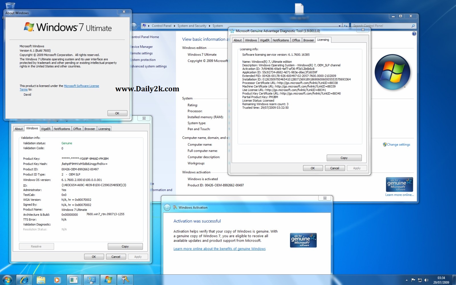 Windows 7 Serial Key For Activation
