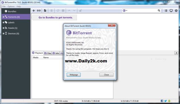 BitTorrent PRO v7.9.3 build 40101 Crack Latest Download