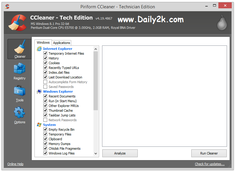 CCleaner Professional Crack, Serial Key Latest Update -daily2soft.com