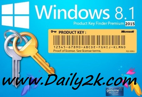Windows 8.1 product key 2016