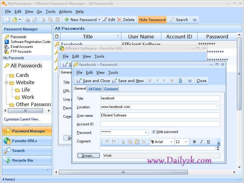 Efficient Password Manager Pro Free-Daily2k