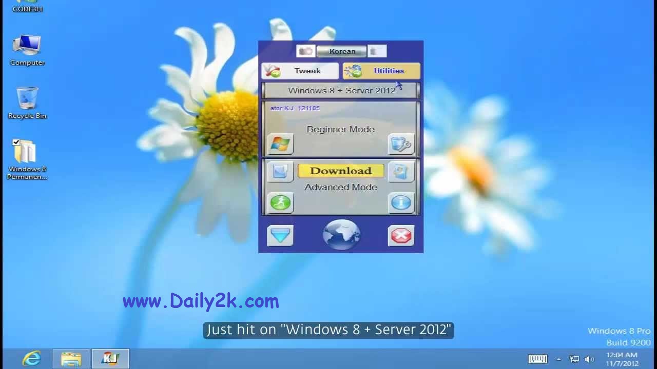 Windows 8 Activator Free Download-Daily2k