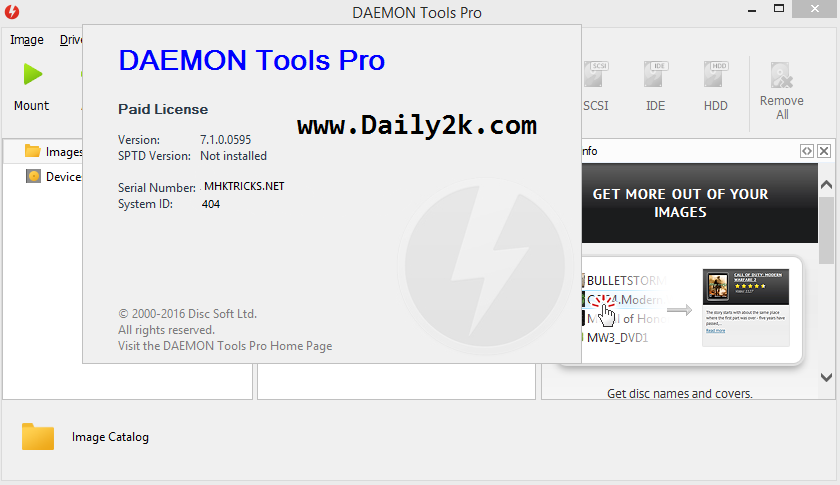 Daemon Tools Pro 7.1 Activator With Serial-Daily2k