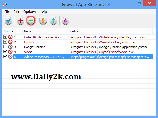 Firewall App Blocker v1.4 Free Download Latest Is Here Daily2k