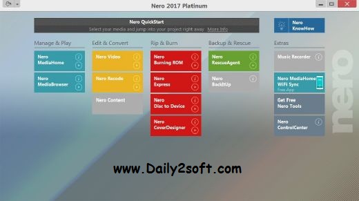 Nero 2017 Platinum 18.0.06100 Crack Key Latest-Download [Free Version]
