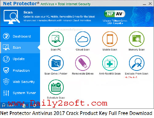 Net Protector Antivirus 2017 Crack [NPAV] Product Key GET [Free]