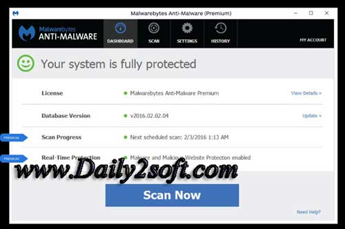 Malwarebytes 3.1.2 License Key 2017 Crack LATEST Download Free Get Here