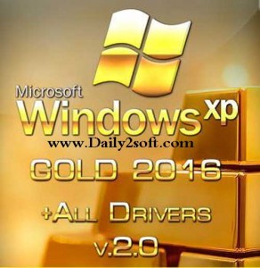 Gold Windows XP SP3 2016 With Drivers v2.0 Free Download Get {HERE}