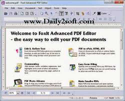 Foxit Advanced PDF Editor v3.10 2015 Full Crack Free Download [HERE]