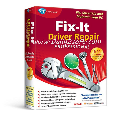 Fix-It Driver Repair 3 Crack With Serial Key Latest [Here] [Get] !