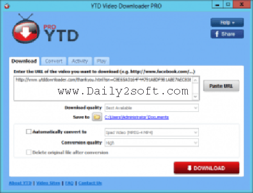 YTD Video Downloader PRO 5.9.7 Crack [Latest] Full Version Here!