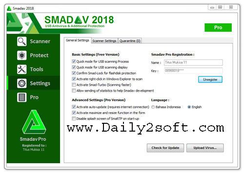 Download Smadav 2017 Pro 11.7.2 + Portable + Key [Latest] Full Version