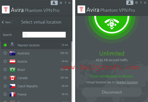 Avira Phantom VPN Pro 2.16.1.16182 Crack 2019 + Full Keys [Updated]